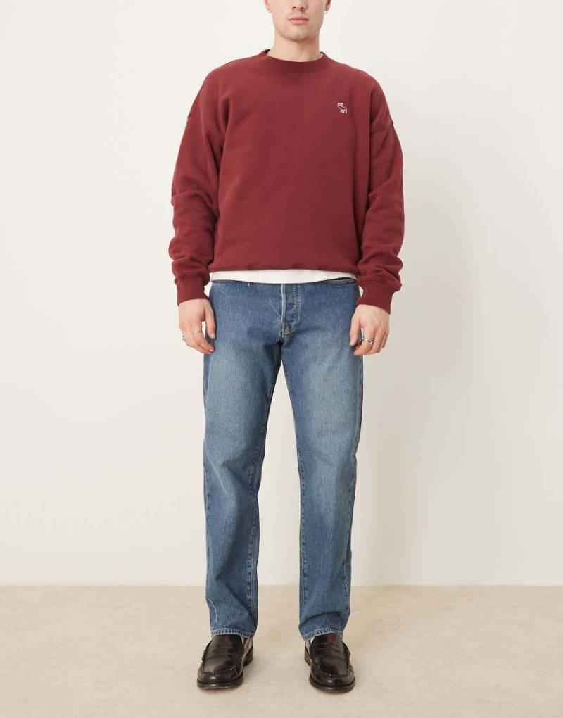Selected - Scott - Gerade geschnittene Jeans in blauer Waschung von Selected