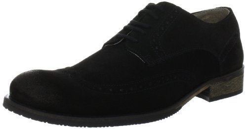 Selected Sel Doker Suede 16028645, Herren Casual Schnürer, Schwarz (Black), EU 43 von Selected