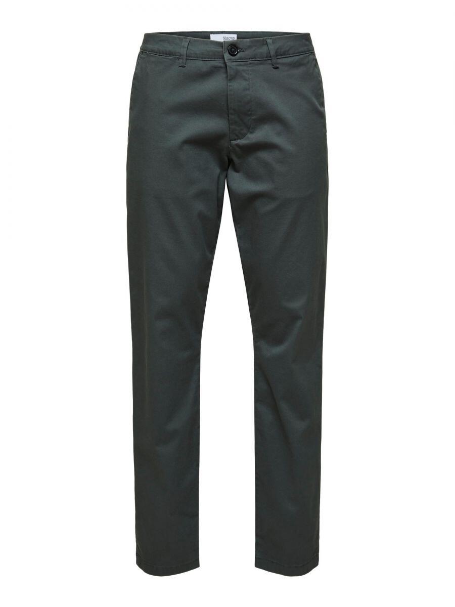 Selected - Slim Fit Flex Chino grau - Gr. - 33/32 von Selected