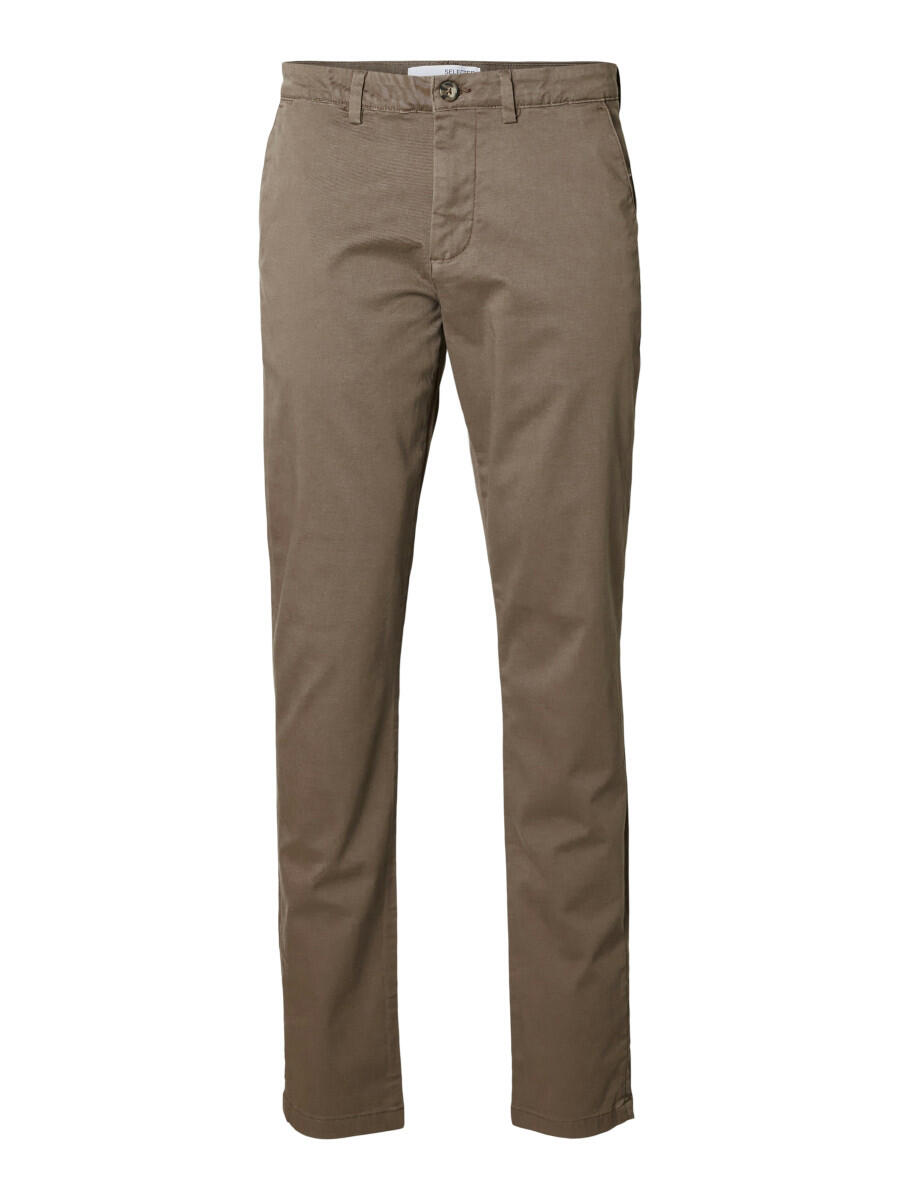 Selected - Slim Fit Flex Chino grau - Gr. - 34/32 von Selected