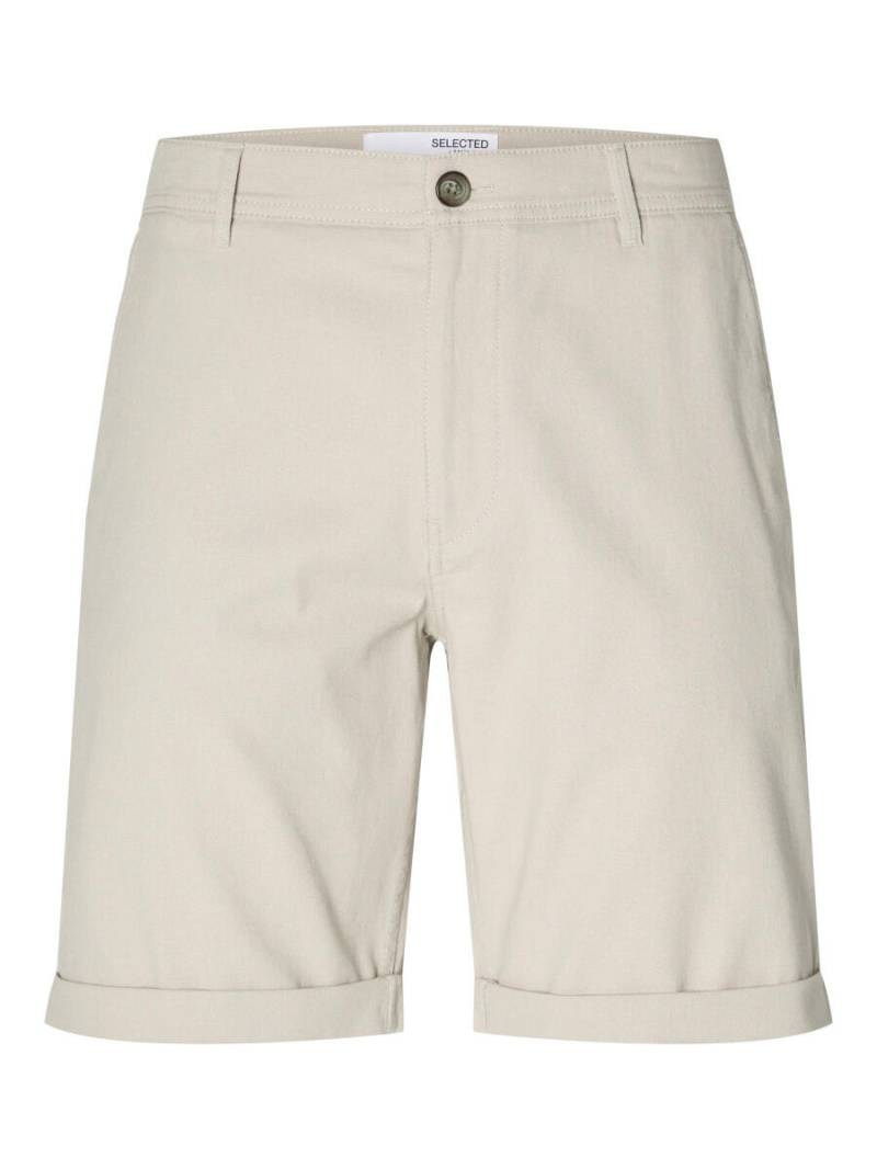 Selected - Slim Fit Short beige - Gr. - S von Selected