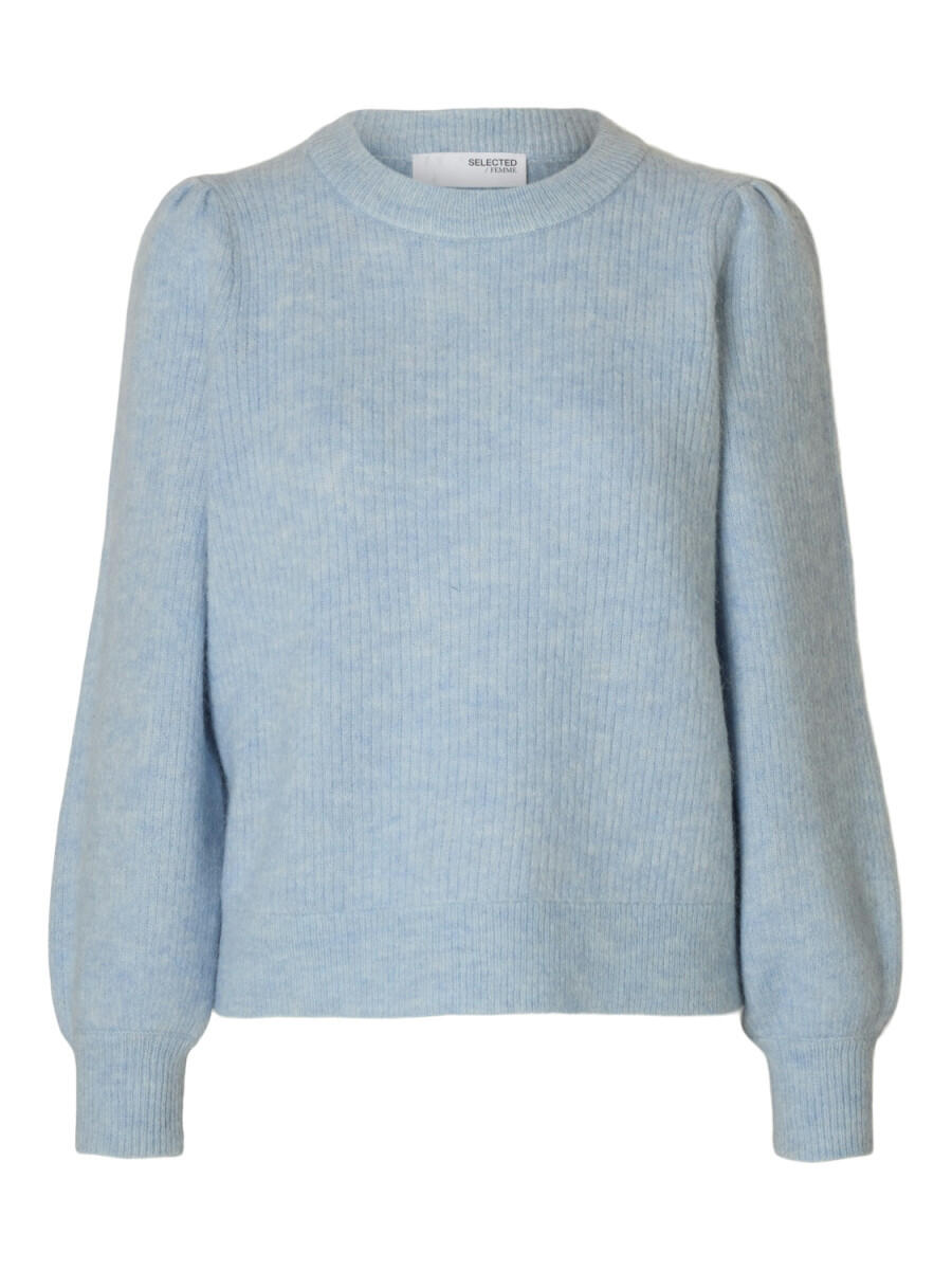 Selected - Strickpullover - Slflulu blau - Gr. - L von Selected