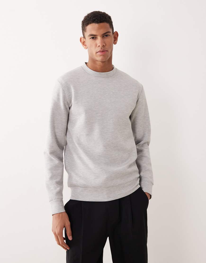 Selected - Sweatshirt in Hellgrau von Selected