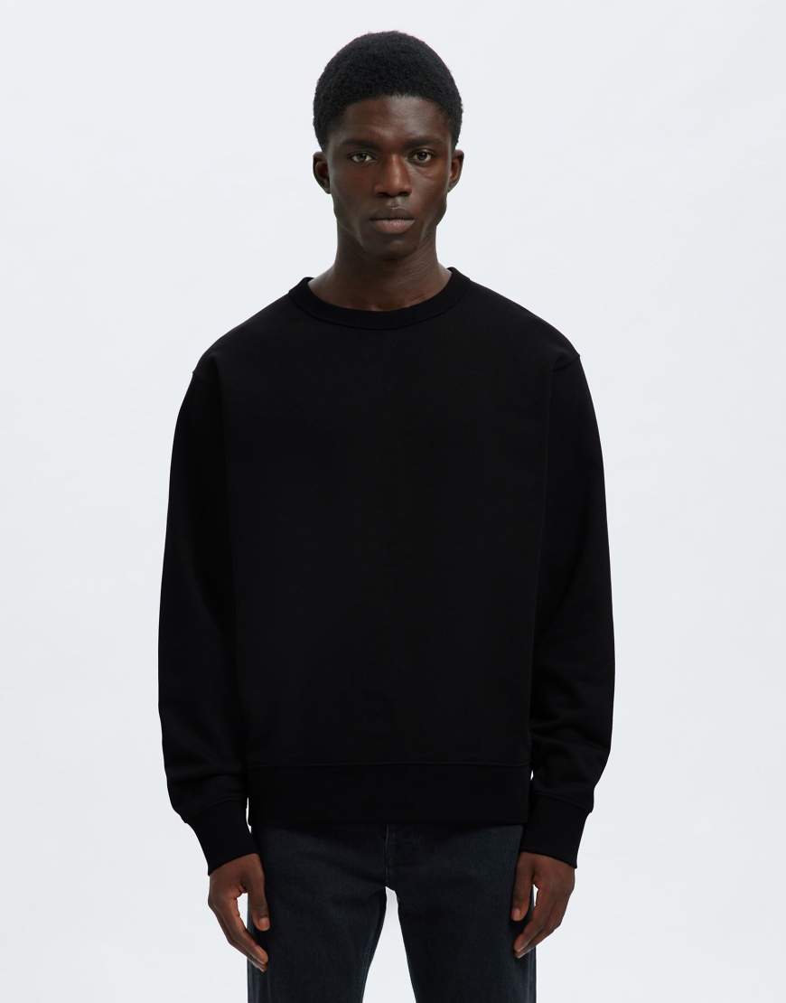 Selected - Sweatshirt in Schwarz von Selected