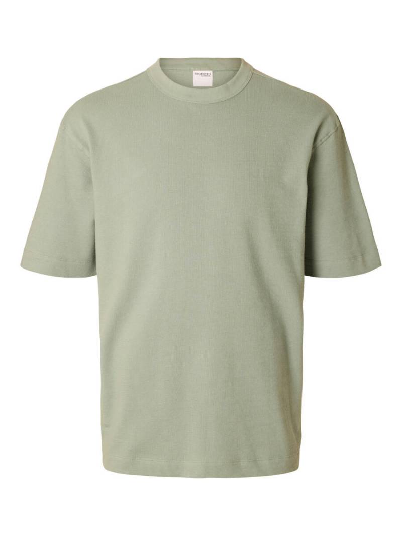 Selected - T-Shirt - Slhrelaxcaleb grün - Gr. - M von Selected