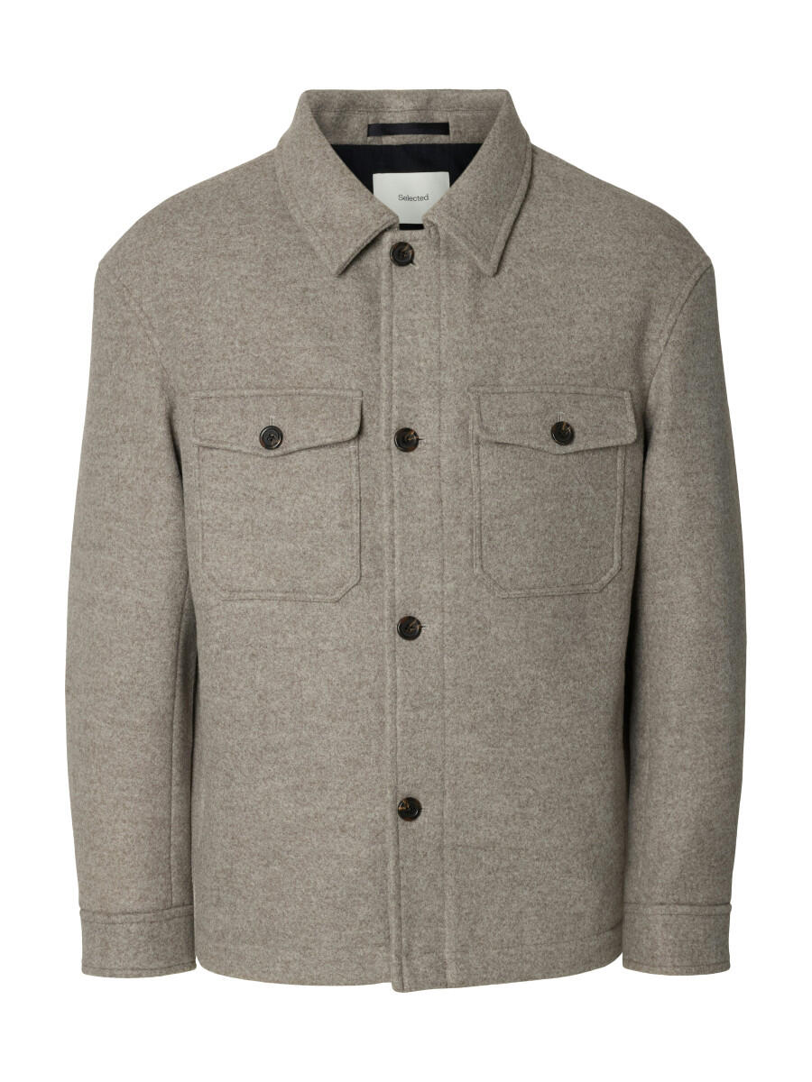 Selected - Wollblend Jacke - Slhmitch braun - Gr. - S von Selected