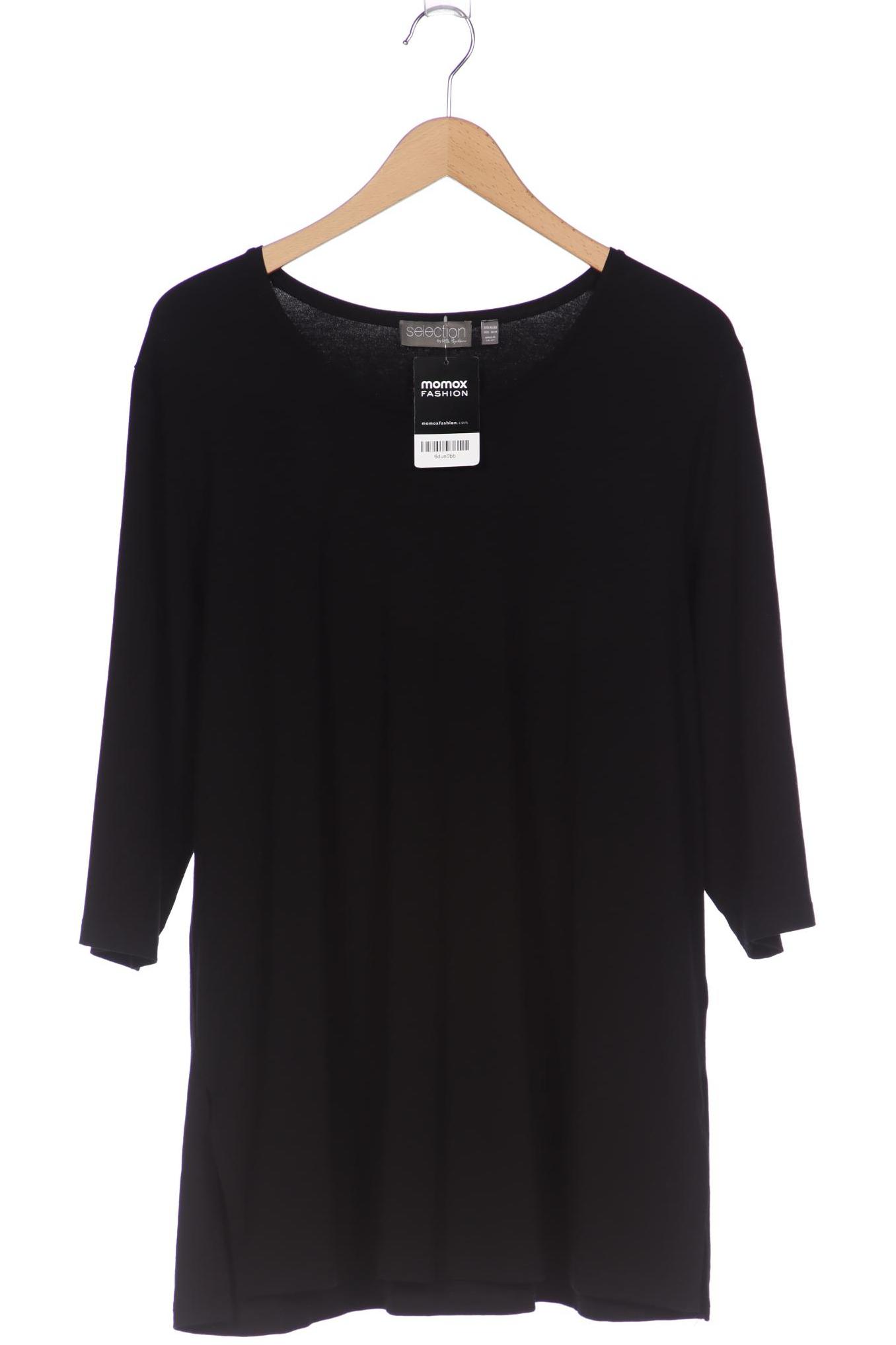 Selection by Ulla Popken Damen Langarmshirt, schwarz von Selection by Ulla Popken