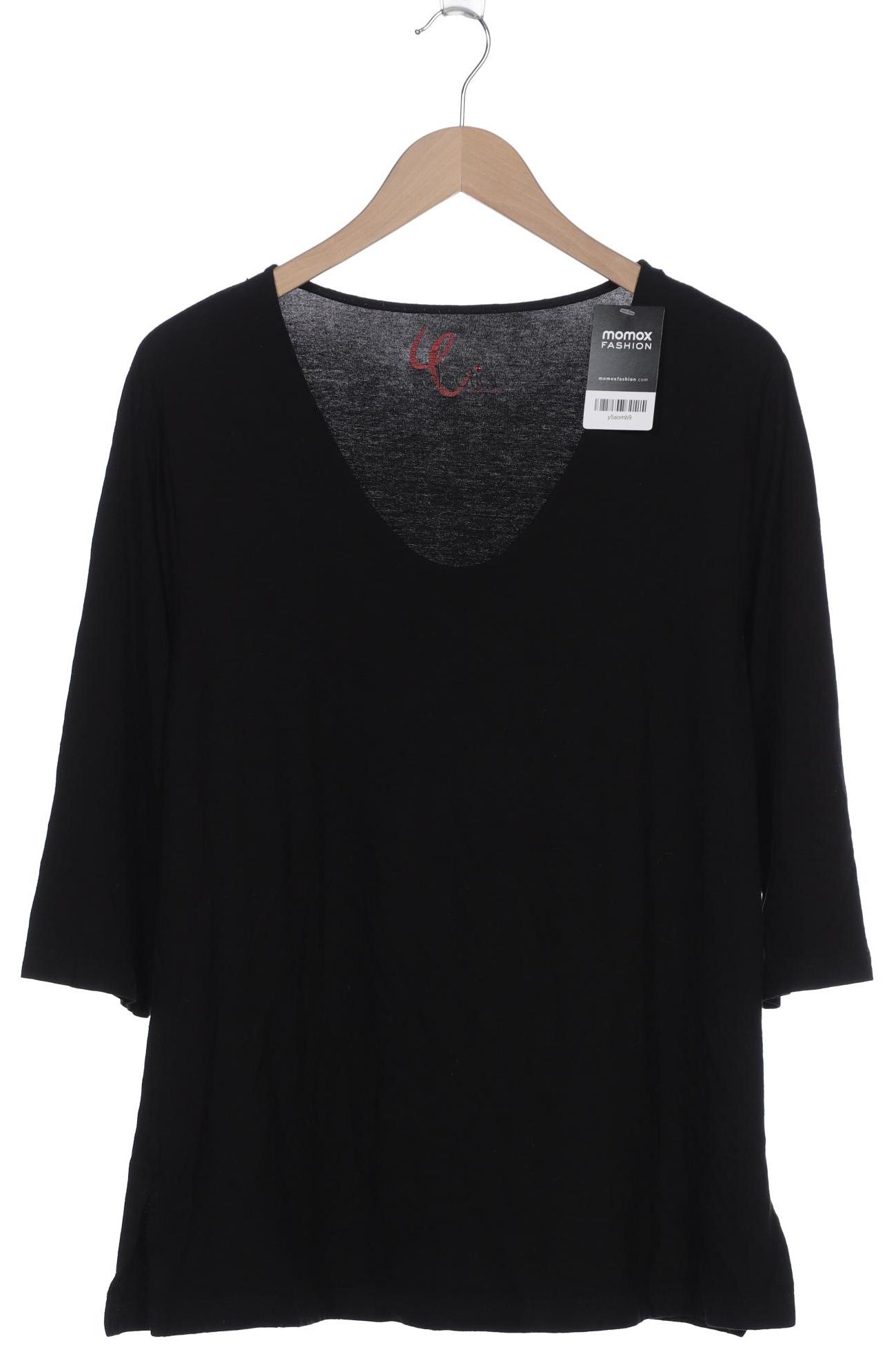 Selection by Ulla Popken Damen Langarmshirt, schwarz von Selection by Ulla Popken