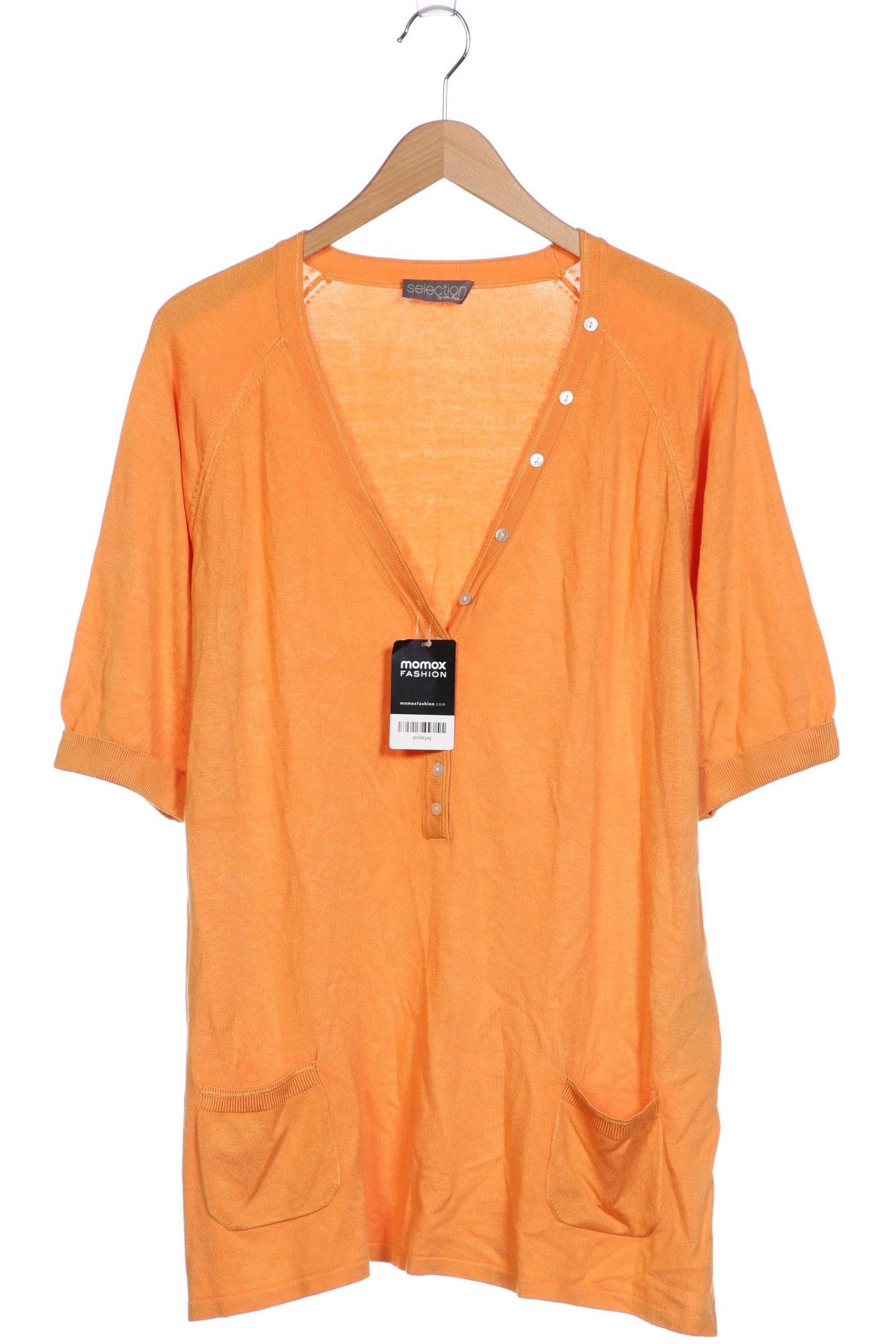 Selection by Ulla Popken Damen T-Shirt, orange, Gr. 46 von Selection by Ulla Popken