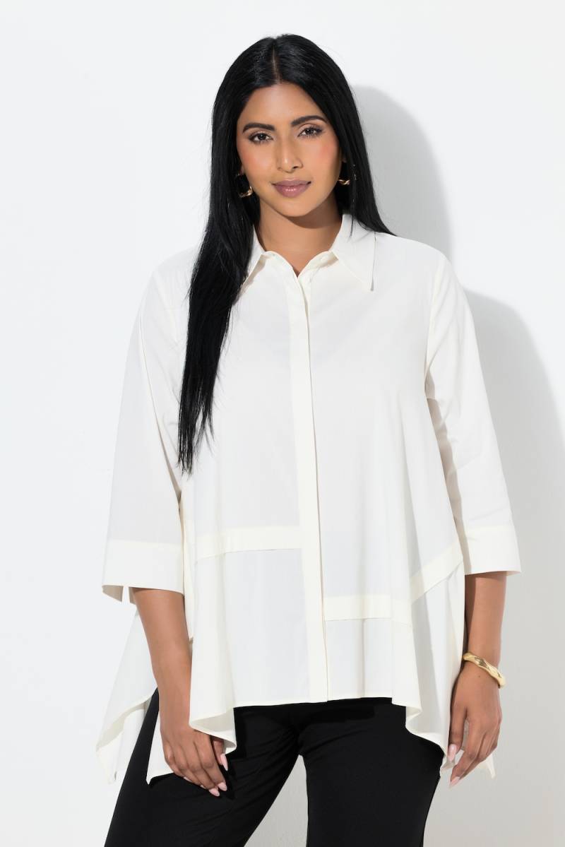 Große Größen Bluse, Damen, beige, Größe: 46/48, Baumwolle/Synthetische Fasern, Ulla Popken von Selection