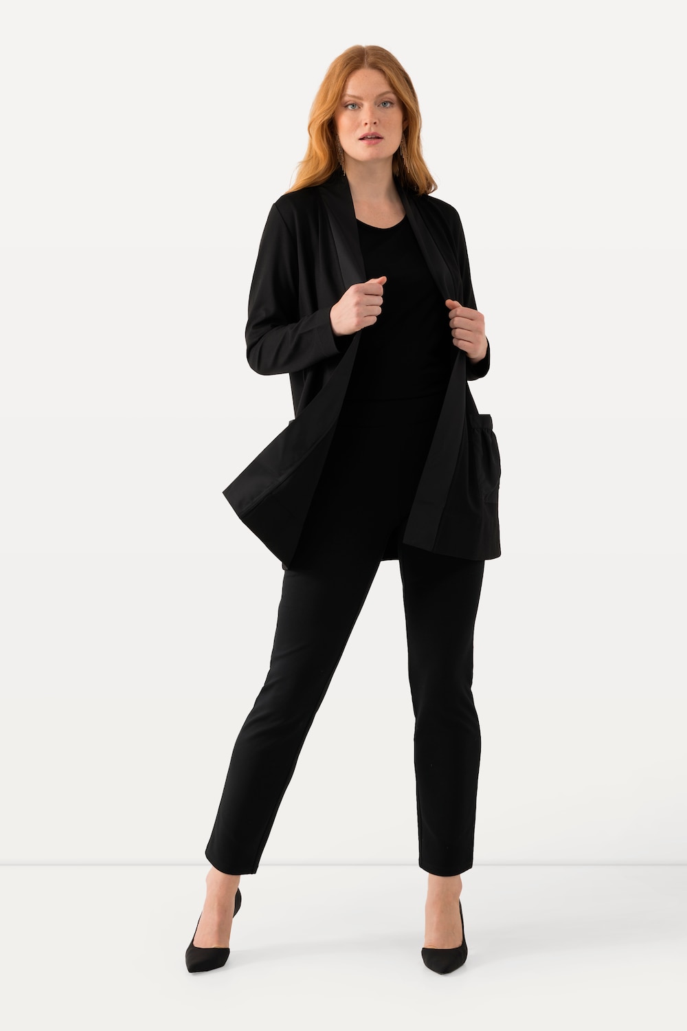 Große Größen Bodyforming-Hose, Damen, schwarz, Größe: 50, Viskose/Synthetische Fasern, Ulla Popken von Selection