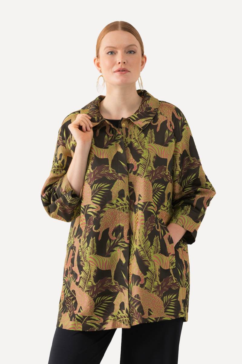 Große Größen Jacke, Damen, schwarz, Größe: 46/48, Polyester, Ulla Popken von Selection