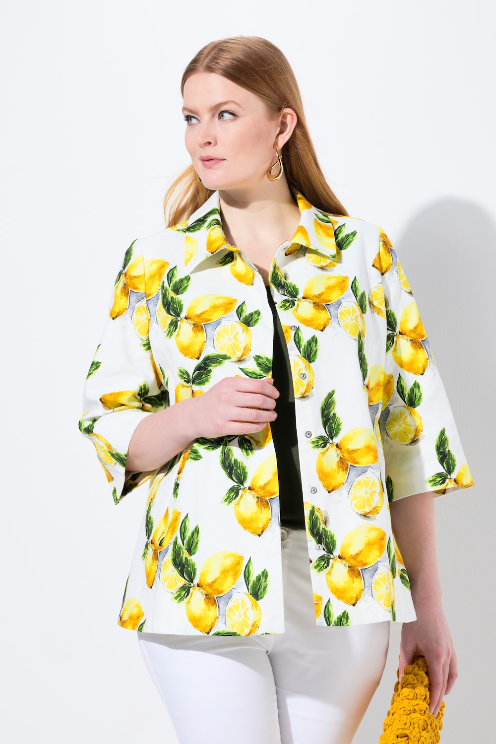 Große Größen Jacke, Damen, weiß, Größe: 54/56, Baumwolle, Ulla Popken Große Größen Jacke, Damen, weiß, Größe: 54/56, Baumwolle, Ulla Popken von Selection