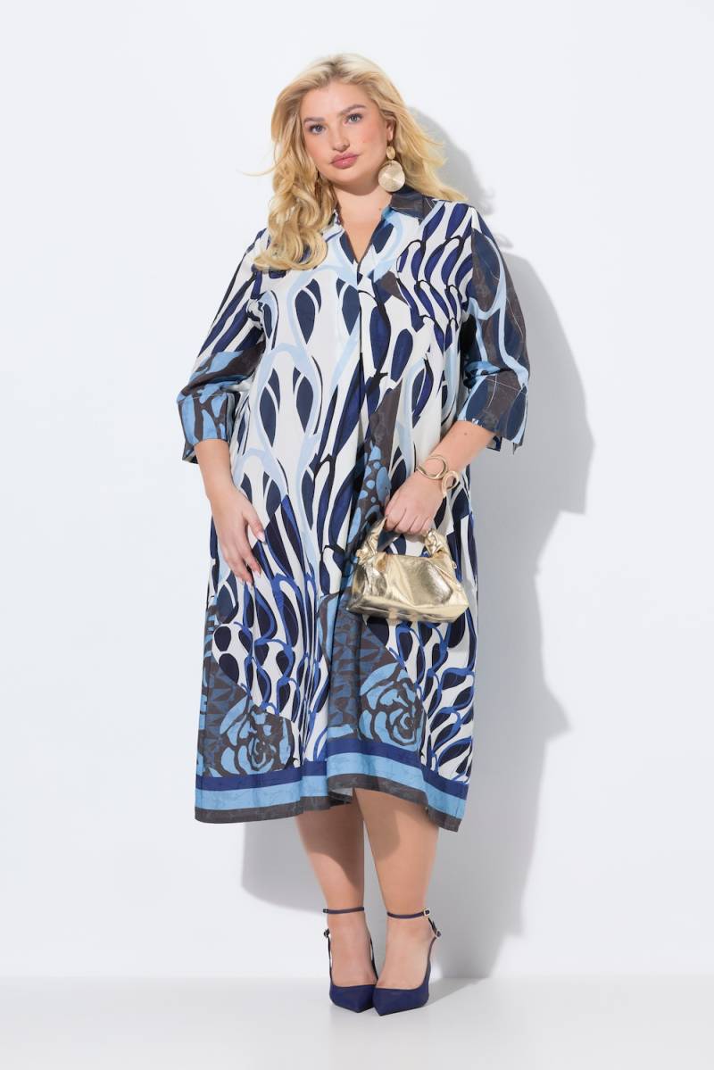 Große Größen Lyocell-Midikleid, Damen, braun, Größe: 46/48, Synthetische Fasern, Ulla Popken von Selection