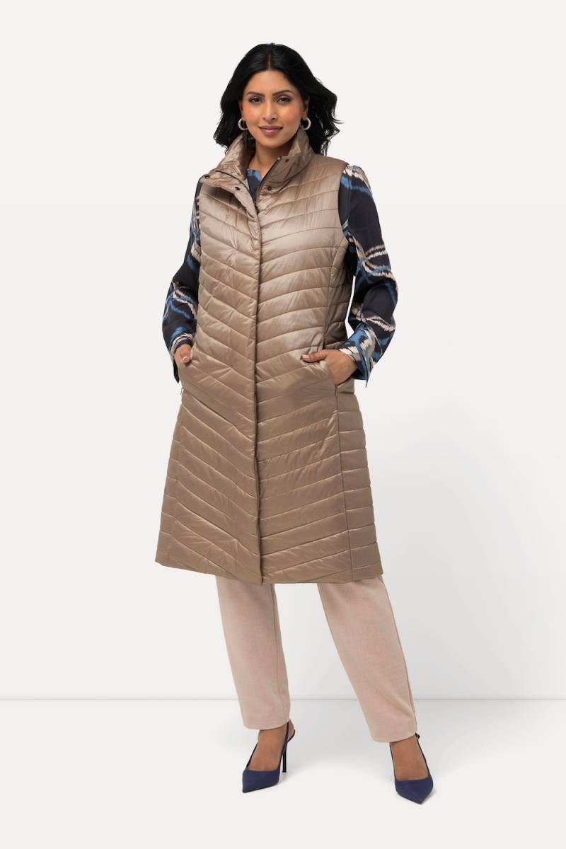 Große Größen Steppweste, Damen, braun, Größe: 54/56, Polyester/Synthetische Fasern, Ulla Popken von Selection