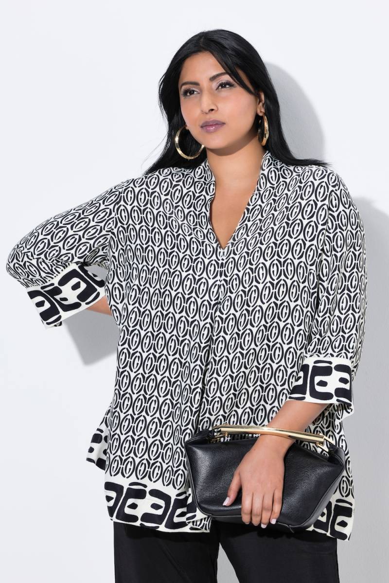 Große Größen Tunika, Damen, schwarz, Größe: 50/52, Viskose, Ulla Popken Große Größen Tunika, Damen, schwarz, Größe: 50/52, Viskose, Ulla Popken von Selection