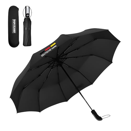 Selective Cards| Rainguard Regenschirm,Sturmfest Automatik Auf & ZU,inkl. Schirm-Tasche & Reise-Etui, Tragbarer & Faltbarer Taschenschirm klein, Äußerst Wasserdicht & Robust,für Männer & Frauen von Selective Cards
