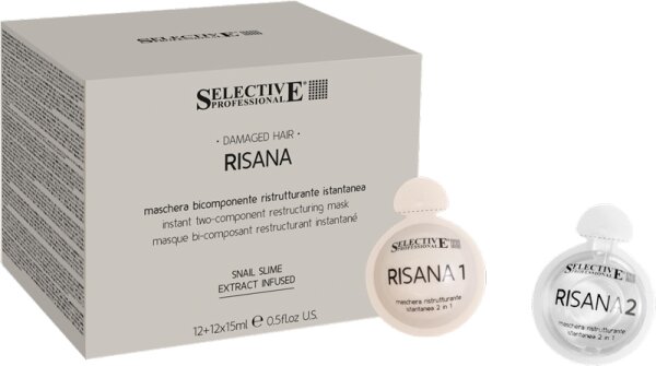 Selective Professional Risana 2 Komponenten Maske 12+ 12x15 ml von Selective Professional