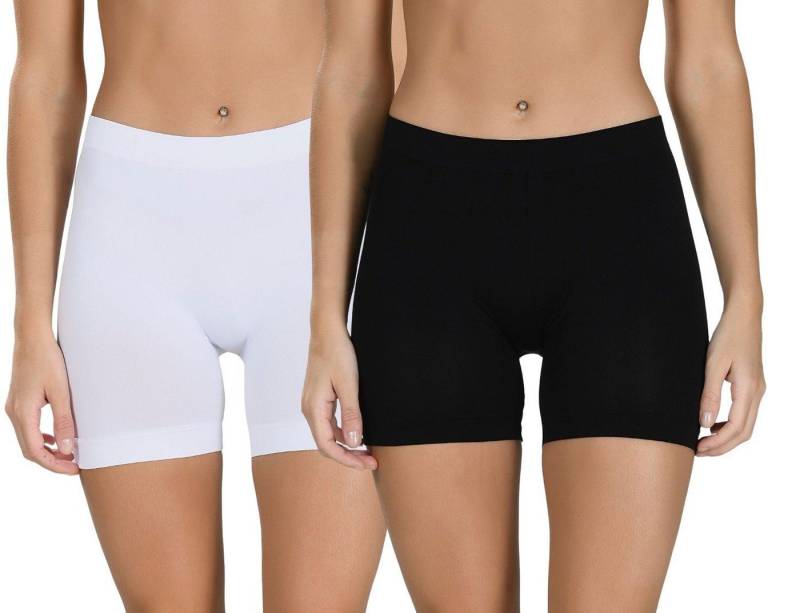 Selef Creation Boxer 3er Panty Shorts Pack Damen Boxer Unterhose Baumwoll-Boxershorts (3er set) von Selef Creation