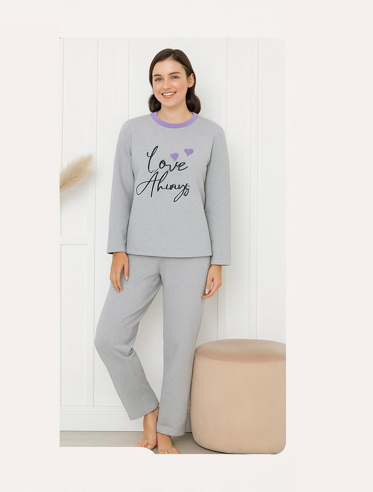 Selef Creation Pyjama 2Tlg Pyjama Baumwolle Schlafanzug Set von Selef Creation