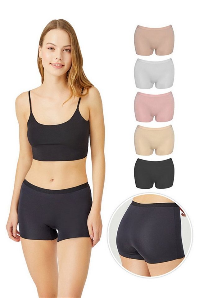 Selef Creation Shorts Damen Shorts Radlerhose Unterhose kurze Hose Boxershorts Leggings (2er-Pack) von Selef Creation