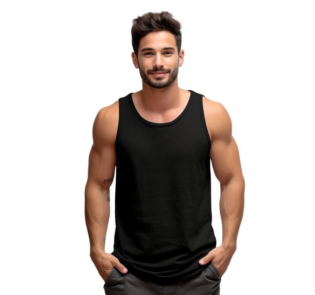 Selef Creation Unterhemd 2er Pack PREMIUM Herren Unterhemd Feinripp Tank-Top 100% Baumwolle (2er Set) von Selef Creation