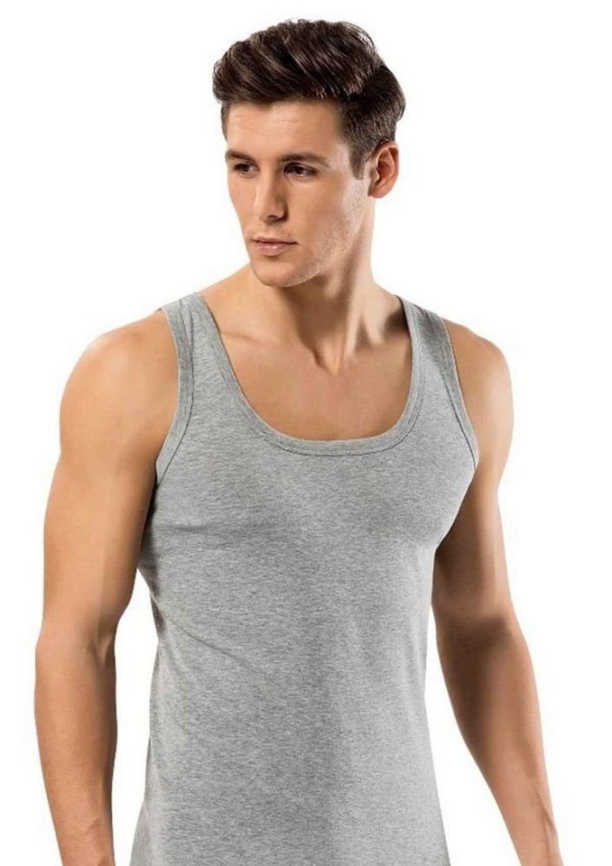 Selef Creation Unterhemd 4er Pack PREMIUM Herren Unterhemd Feinripp Tank-Top 100% Baumwolle von Selef Creation