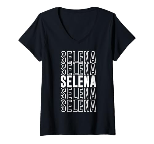 Damen Selena T-Shirt mit V-Ausschnitt Damen Selena T-Shirt mit V-Ausschnitt von Selena Apparel