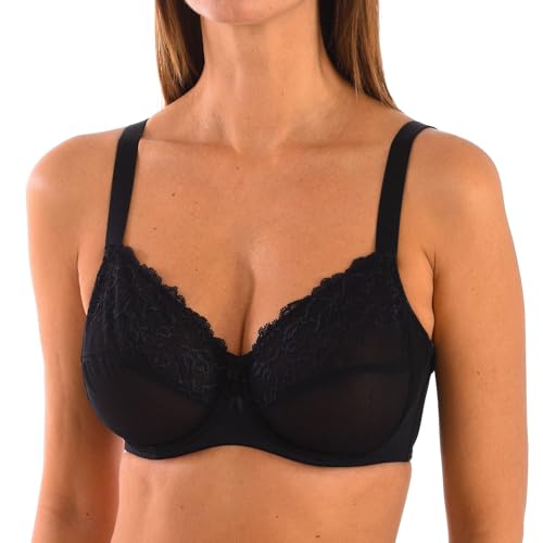 Selene Damen Jimena Bügel-BH, Schwarz (Negro Negro), 80 (Herstellergröße: C.95) von Selene