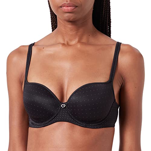 Selene Damen Klassischer BH, schwarz, 85B von Selene