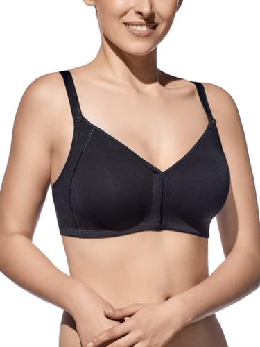 Selene Damen Klassischer BH schwarz Schwarz von Selene
