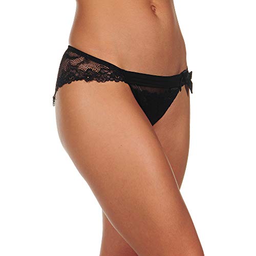 Selene Damen Tangas Carlat 2er Pack - Schwarz , L von Selene