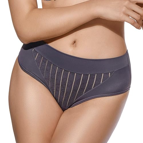 Selene Damen Unterhosen Marill, 2er Pack,grau,44 (Herstellergröße: 46) von Selene