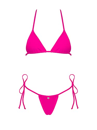 Selente Love & Fun Damen Bikini, Made in EU, Micro Bikini Pink, Gr. S-M von Selente