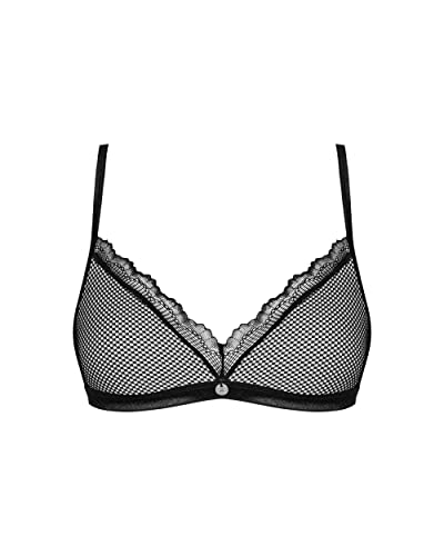 Selente Love & Fun transparenter Damen BH in toller Geschenkbox, Schwarz-Mesh, XS-S von Selente