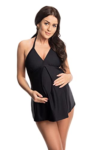 Selente Mummy Love Umstands-Bademode/Schwangerschafts-Badeanzug / -Tankini Made in EU, Badeanzug Schwarz, Gr. 44 von Selente