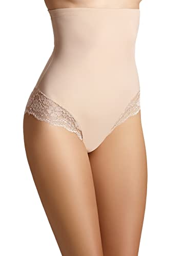 Selente MySecret Damen Vetina Shapewear Taillenslip Bauchweg Made in EU, Spitze beige, Gr. L von Selente