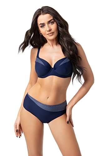 Selente My Secret Damen D7319 moderner Bikini mit Bügel-Top in großen Größen (Made in EU), Dunkelblau mit Punkte, Gr. 80E/Slip 40 von Selente