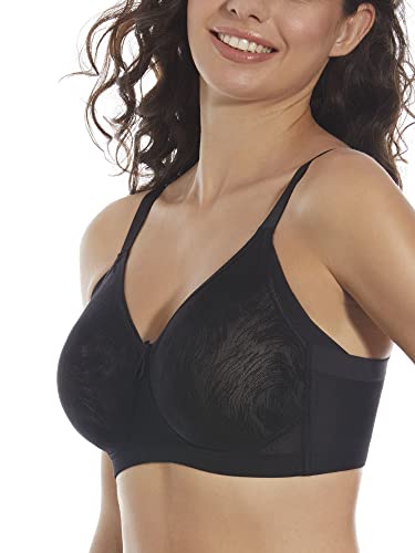 Selente My Secret Damen ungepolsterter BH/Bustier ohne Bügel Shapingeffekt starker Halt, Schwarz, Gr. 95C von Selente