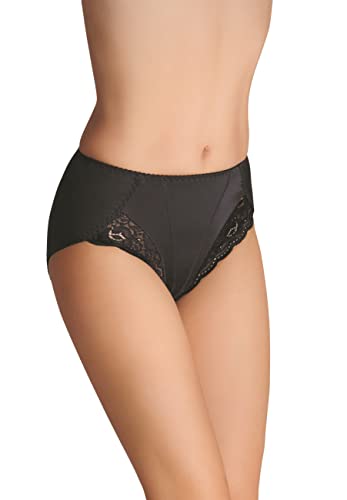 Selente My Secret Venus Damen Unterhose (Made in EU) mit Spitze, Bikinislip Schwarz, Gr. 3XL von Selente