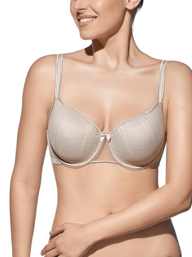 Selente MySecret Damen gepolsterter BH, Muster Beige, Gr. 90C Selente MySecret Damen gepolsterter BH, Muster Beige, Gr. 90C von Selente