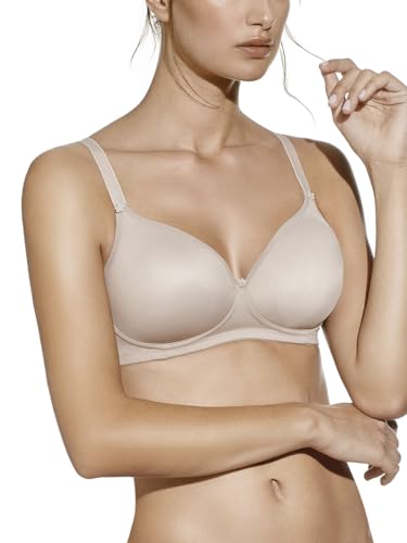 Selente MySecret Damen gepolsterter BH ohne Bügel (B-Cup und C-Cup), Basic Beige, Gr. 75C von Selente
