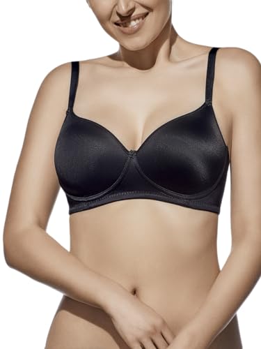 Selente MySecret Damen gepolsterter BH ohne Bügel (B-Cup und C-Cup), Basic Schwarz, Gr. 75C von Selente