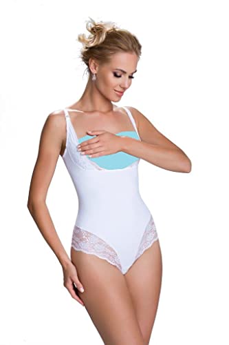 Selente MySecret Vanilia Damen Shapewear Shapingbody Bauchweg Made in EU, weiß, Gr. L von Selente