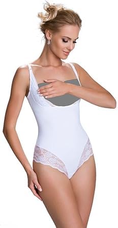 Selente MySecret Vanilia Damen Shapewear Shapingbody Bauchweg Made in EU, weiß, Gr. XL von Selente