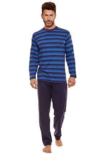 Selente Sweet Dreams bequemer Herren Schlafanzug/Pyjama, aus 100% Baumwolle, Blau/Dunkelblau, Gr. XL Selente Sweet Dreams bequemer Herren Schlafanzug/Pyjama, aus 100% Baumwolle, Blau/Dunkelblau, Gr. XL von Selente