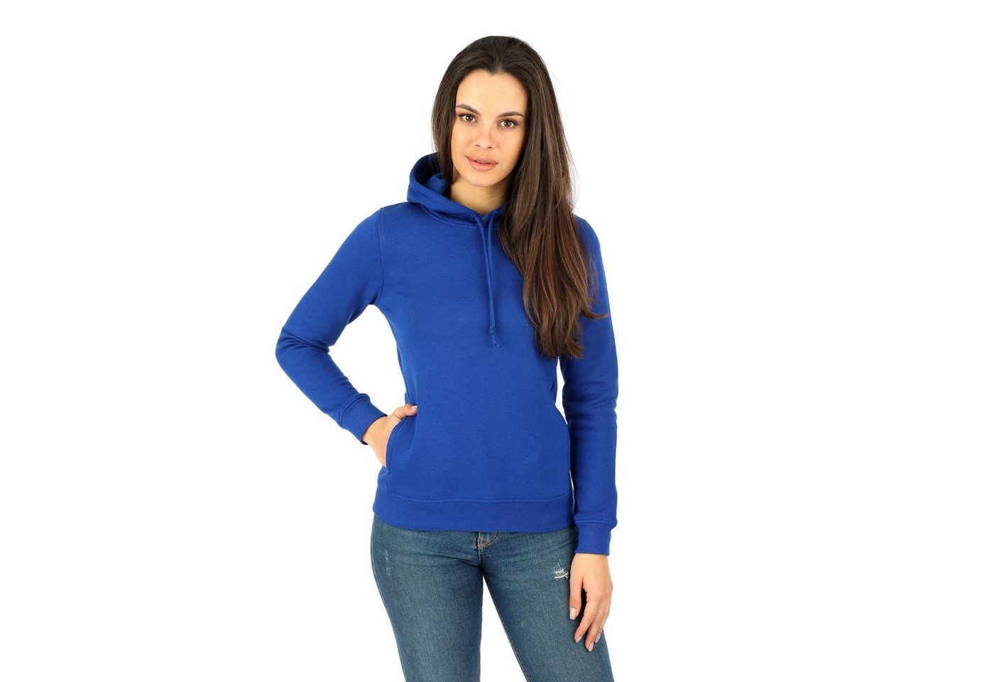 Selenzia Kapuzenpullover Selenzia Damen Hooded Sweat Lady-Fit Hoodie Kapuzenpullover von Selenzia