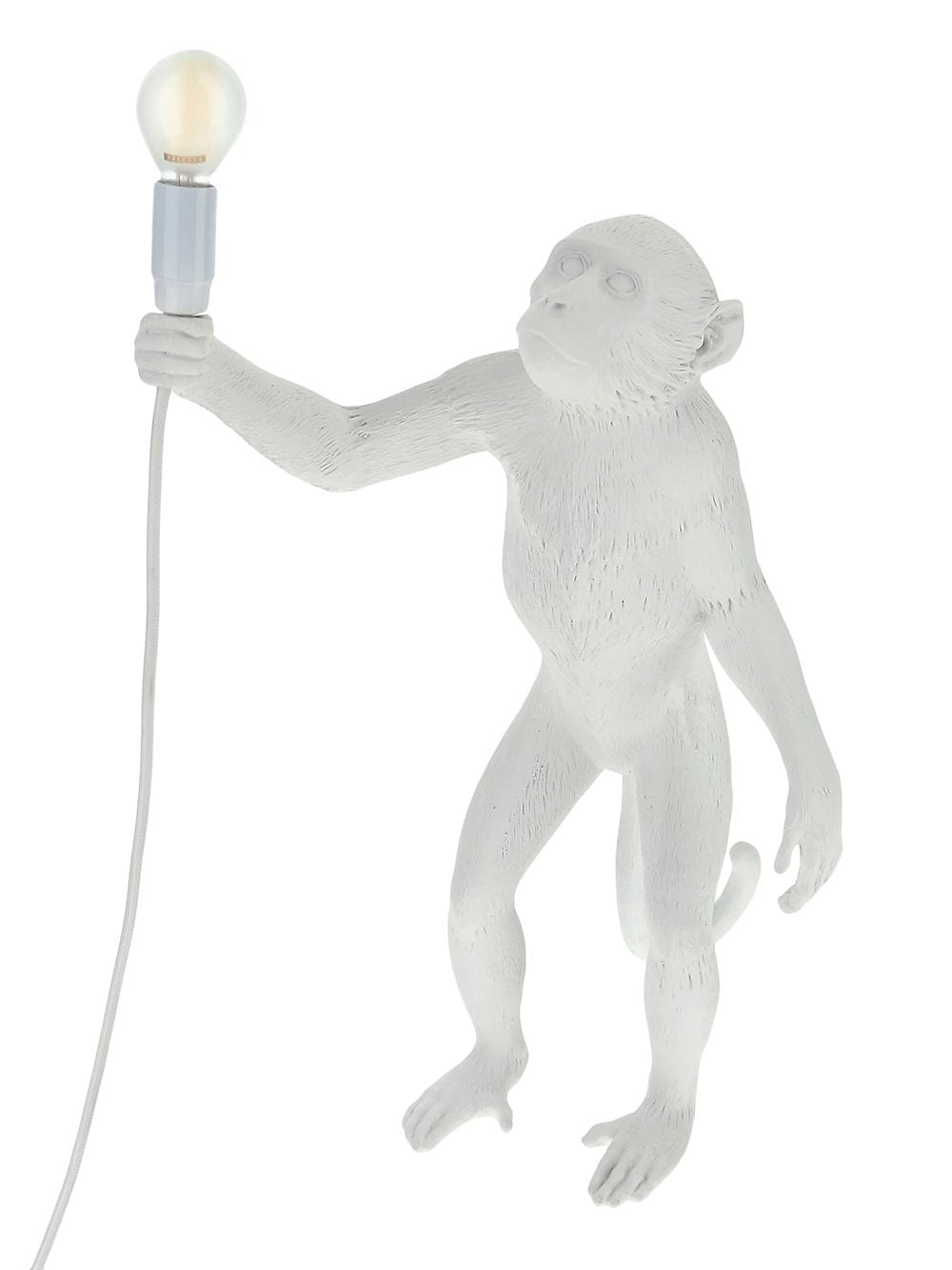 Seletti Lampe mit Affe - Weiß von Seletti