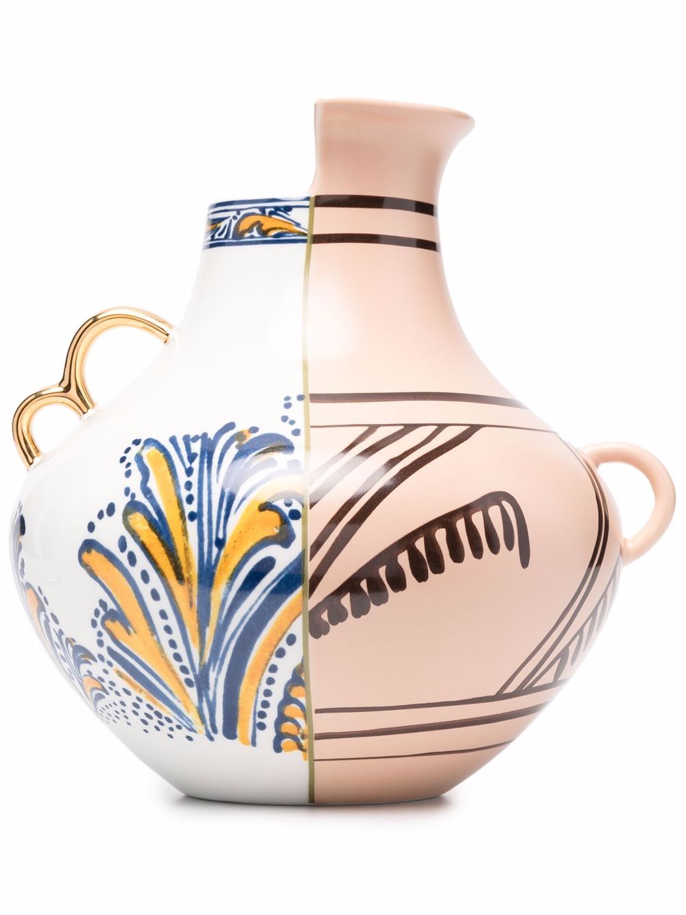 Seletti Porzellanvase mit Print - Weiß von Seletti