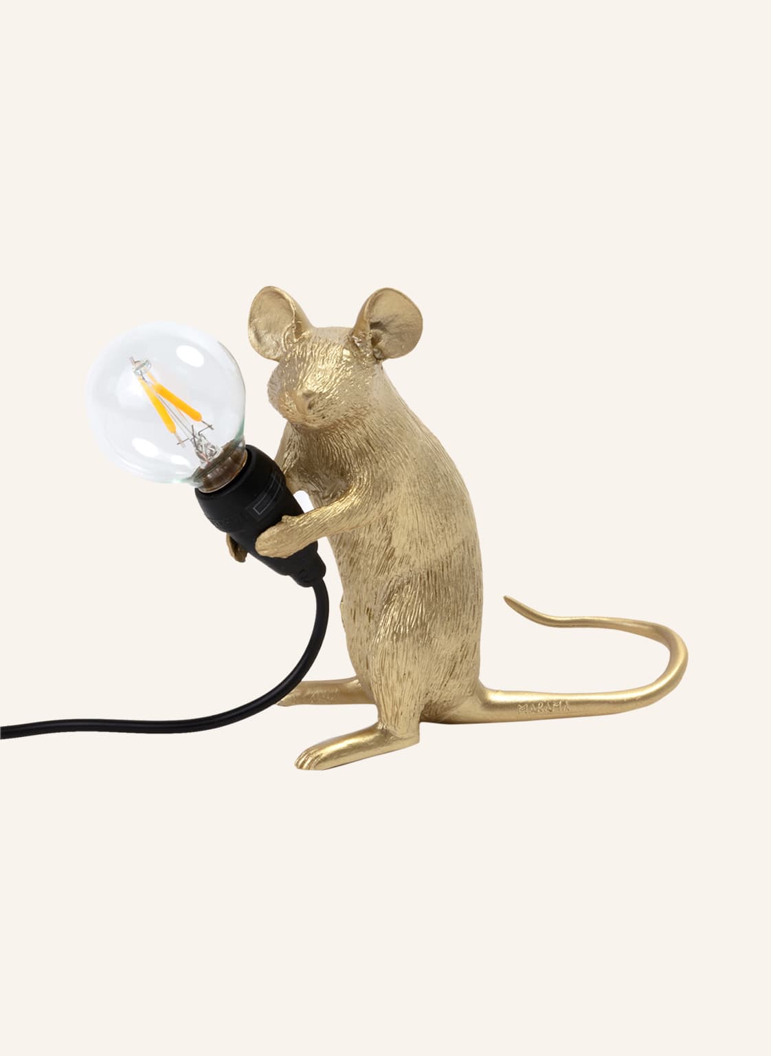 Seletti Tischleuchte gold von Seletti